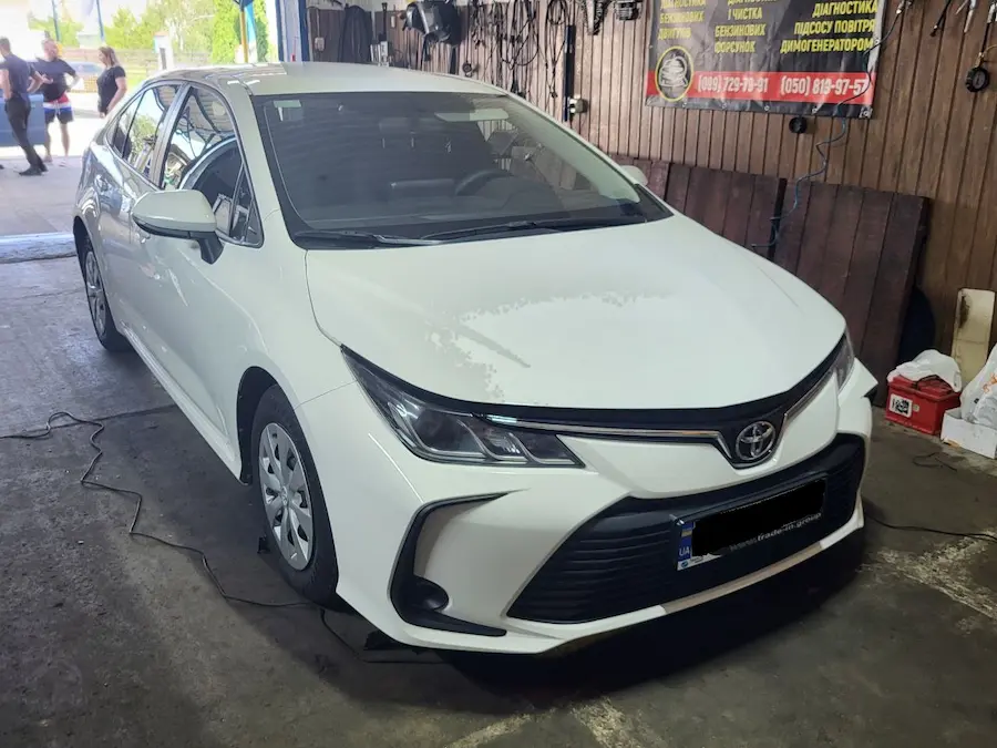 Встановлення ГБО на Тoyota Corolla ЗАГАЛЬН ВИГЛЯД ПЕРЕД